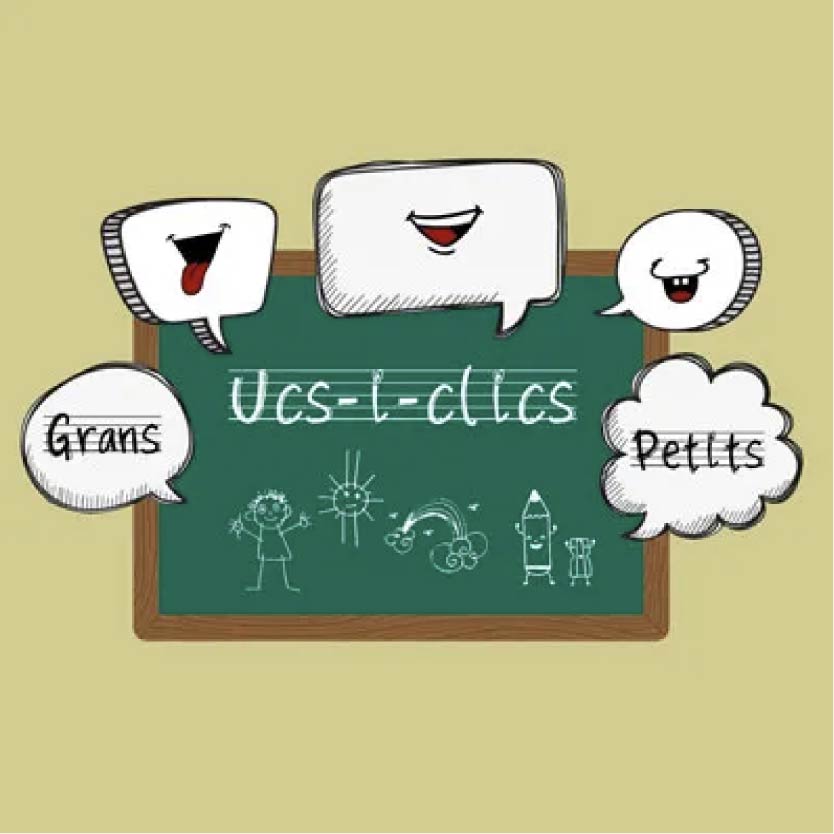 Ucs i clics, grans i petits