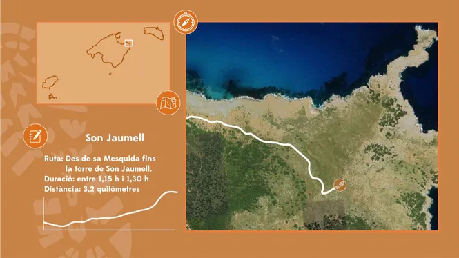 DE SA MESQUIDA  A LA TALAIA DE SON JAUMELL